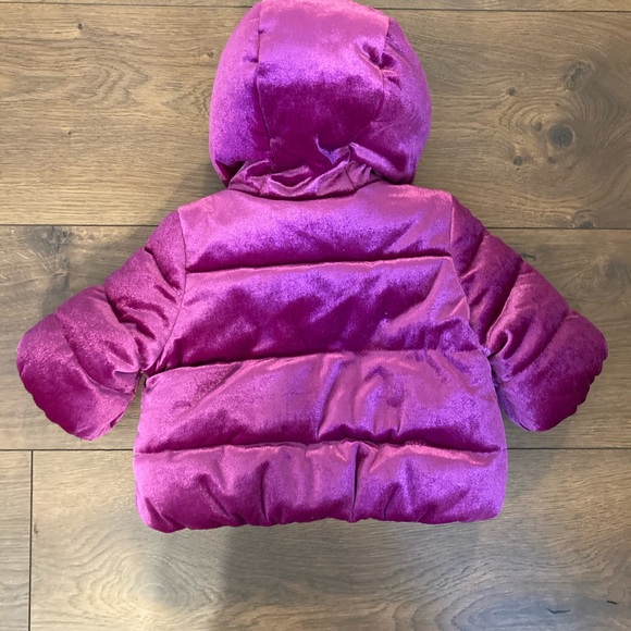 Brand New Gymboree Velvet/Velour Puffer Coat - Picture 2 of 2